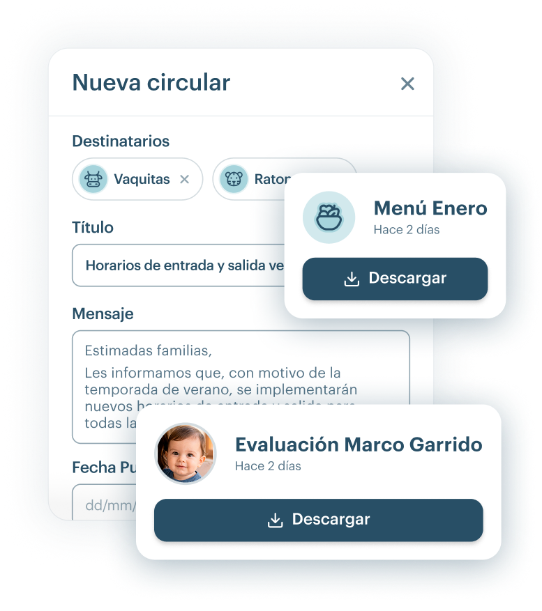 Interfaz de KinderUp mostrando la generación de remesas bancarias SEPA